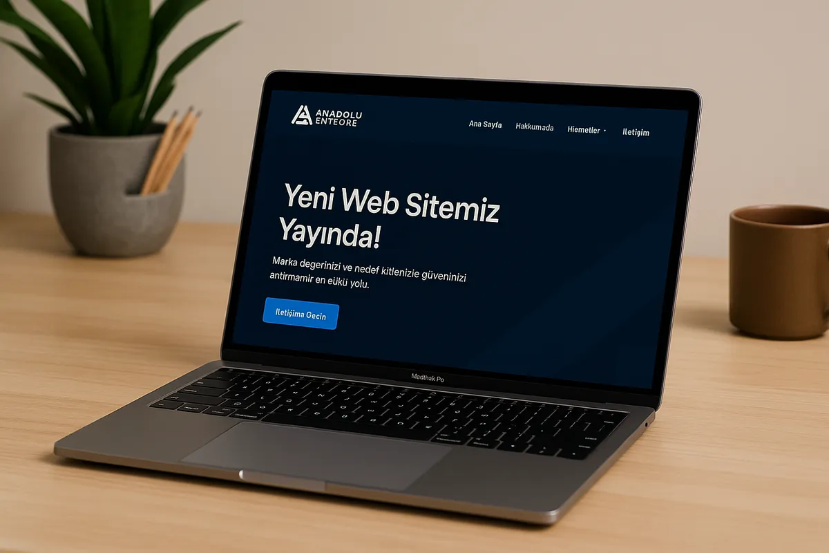 Muğla Bilişim’den Anadolu Entegre’ye Özel Kurumsal Web Tasarım Çalışması Yayında