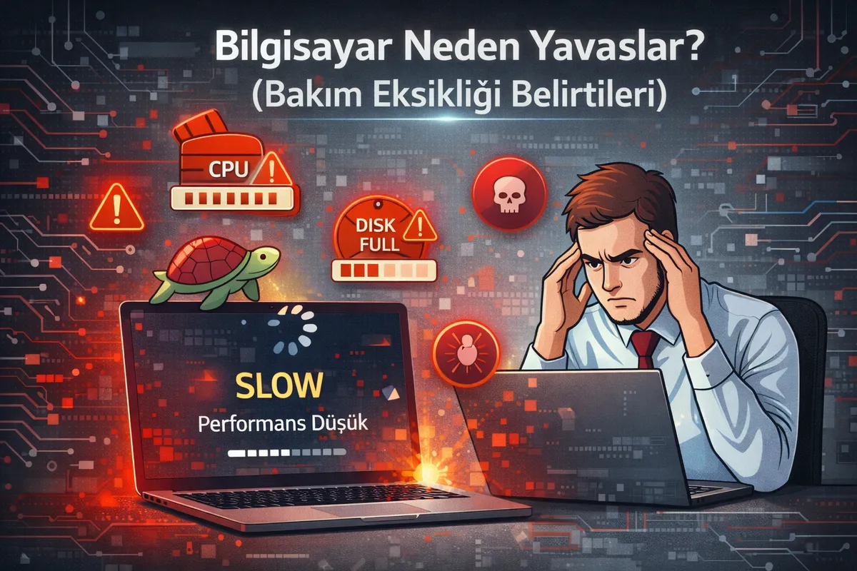 Bilgisayar Neden Yavaşlar? (Bakım Eksikliği Belirtileri)