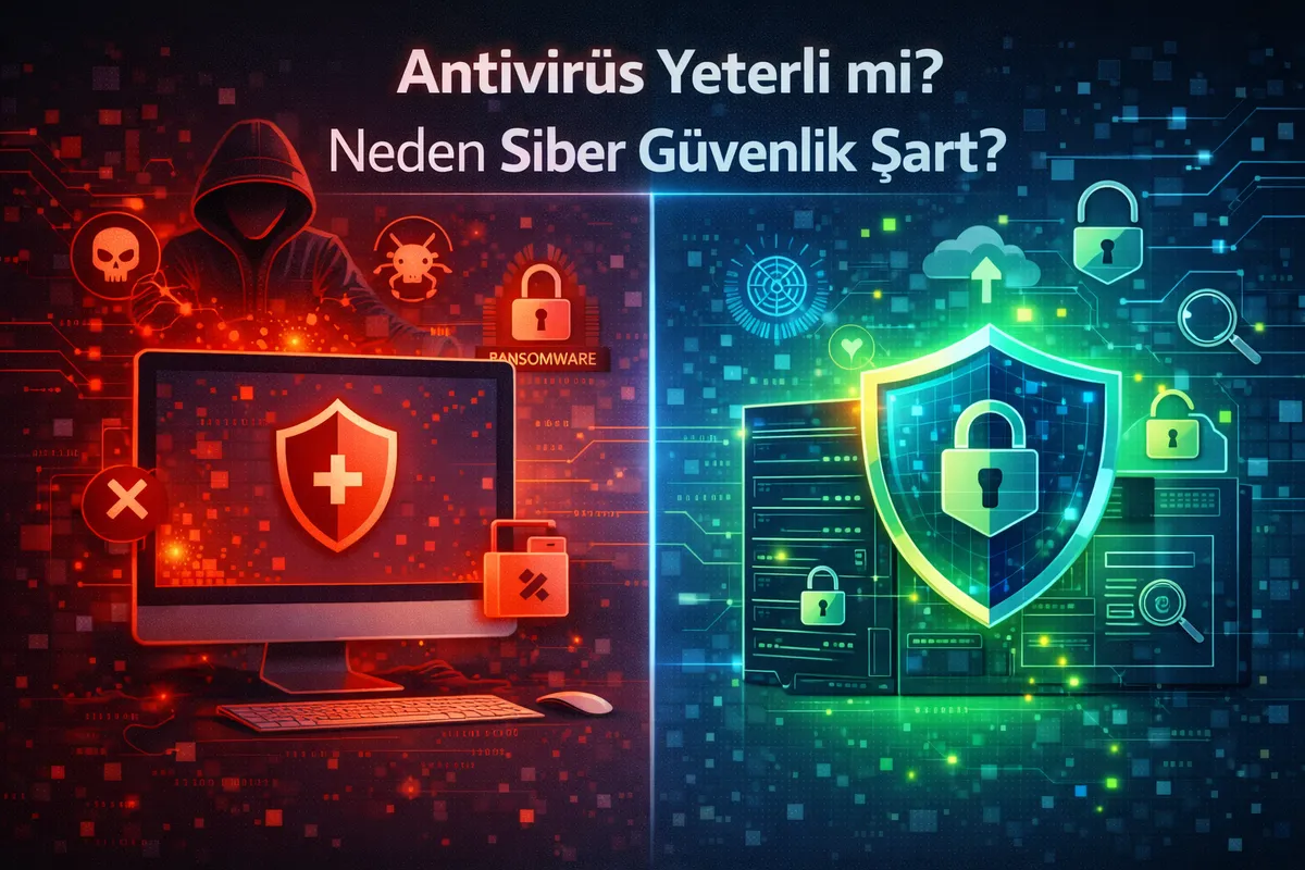 Antivirüs Yeterli mi? Neden Siber Güvenlik Şart?