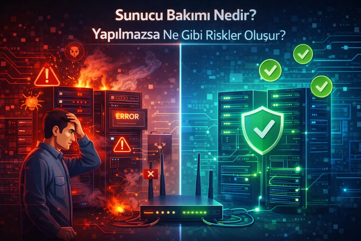 Sunucu Bakımı Nedir? Yapılmazsa Ne Gibi Riskler Oluşur?