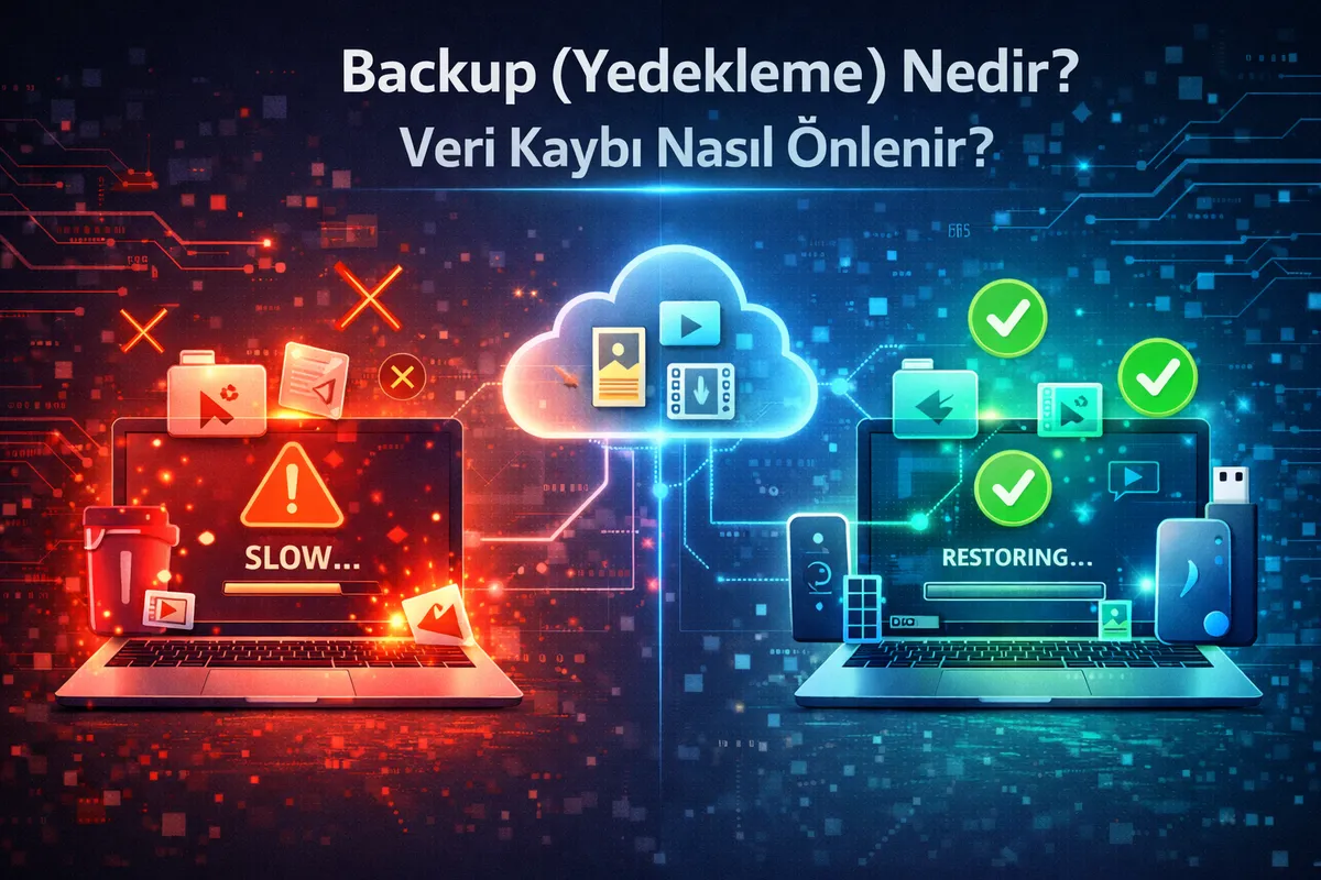 Backup (Yedekleme) Nedir? Veri Kaybı Nasıl Önlenir?
